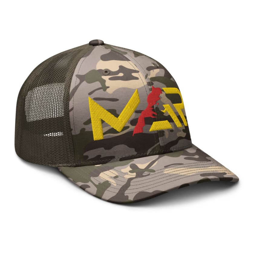 Casquette MAR Trucker camouflage logo brodé