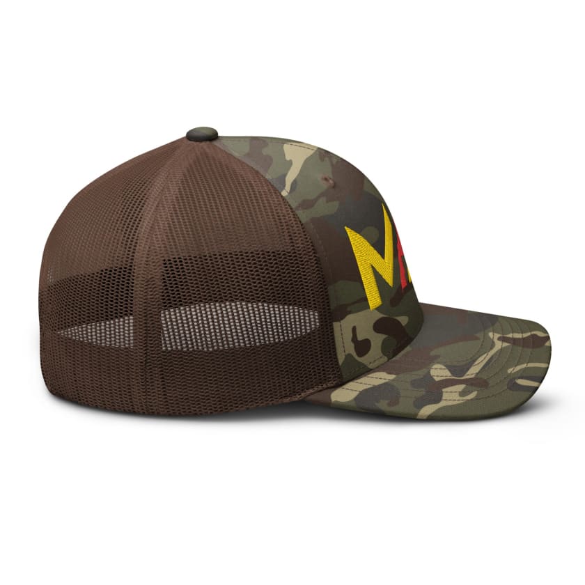 Casquette MAR Trucker camouflage logo brodé