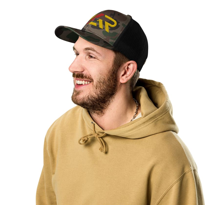 Casquette MAR Trucker camouflage logo brodé