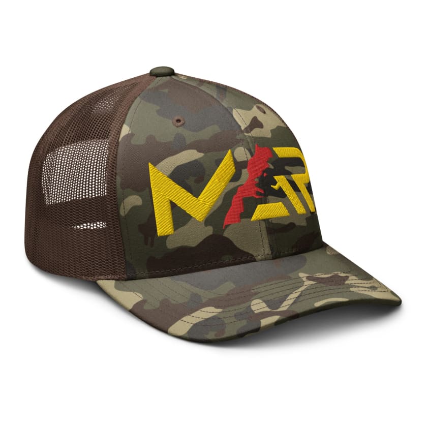 Casquette MAR Trucker camouflage logo brodé