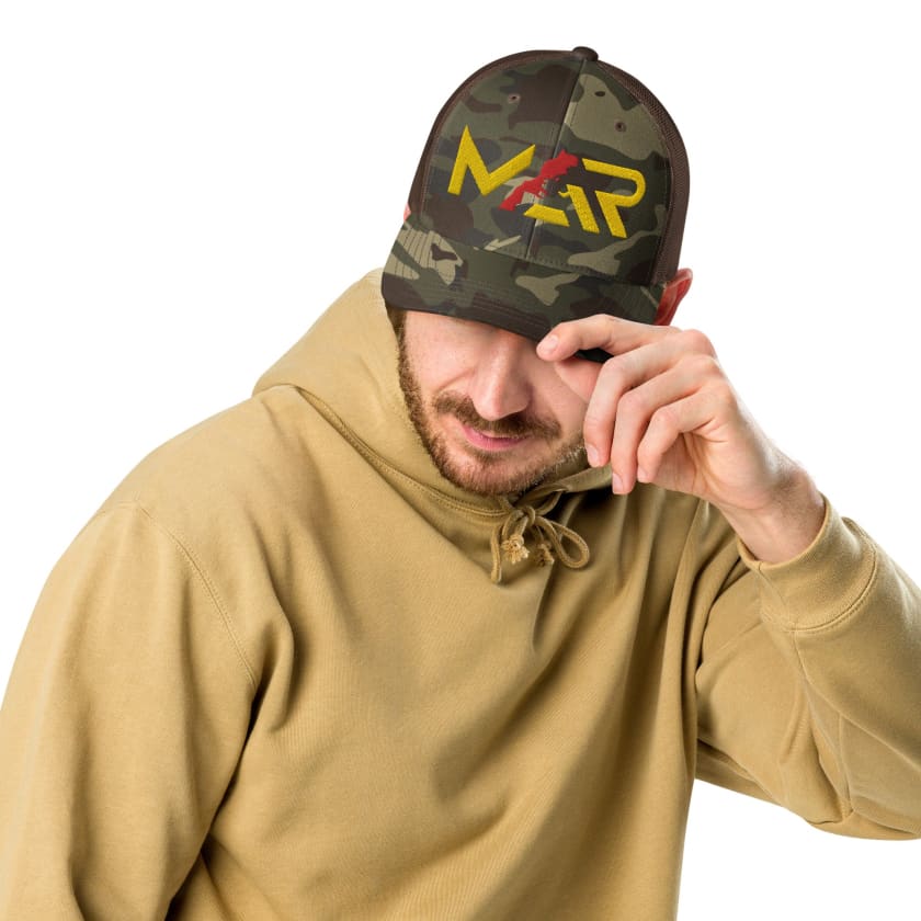 Casquette MAR Trucker camouflage logo brodé