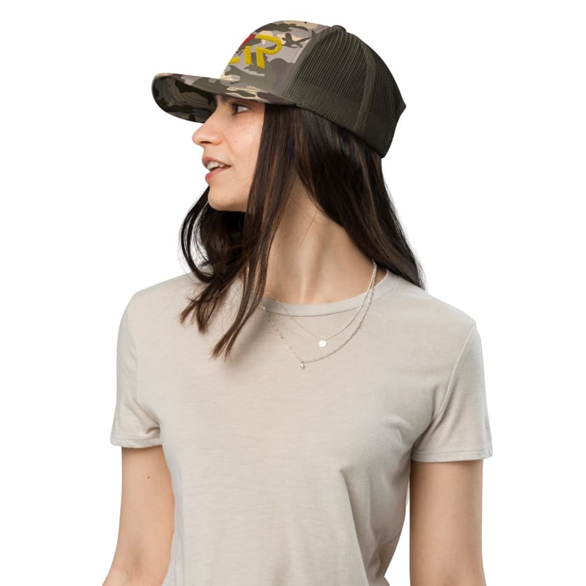Casquette MAR Trucker camouflage logo brodé