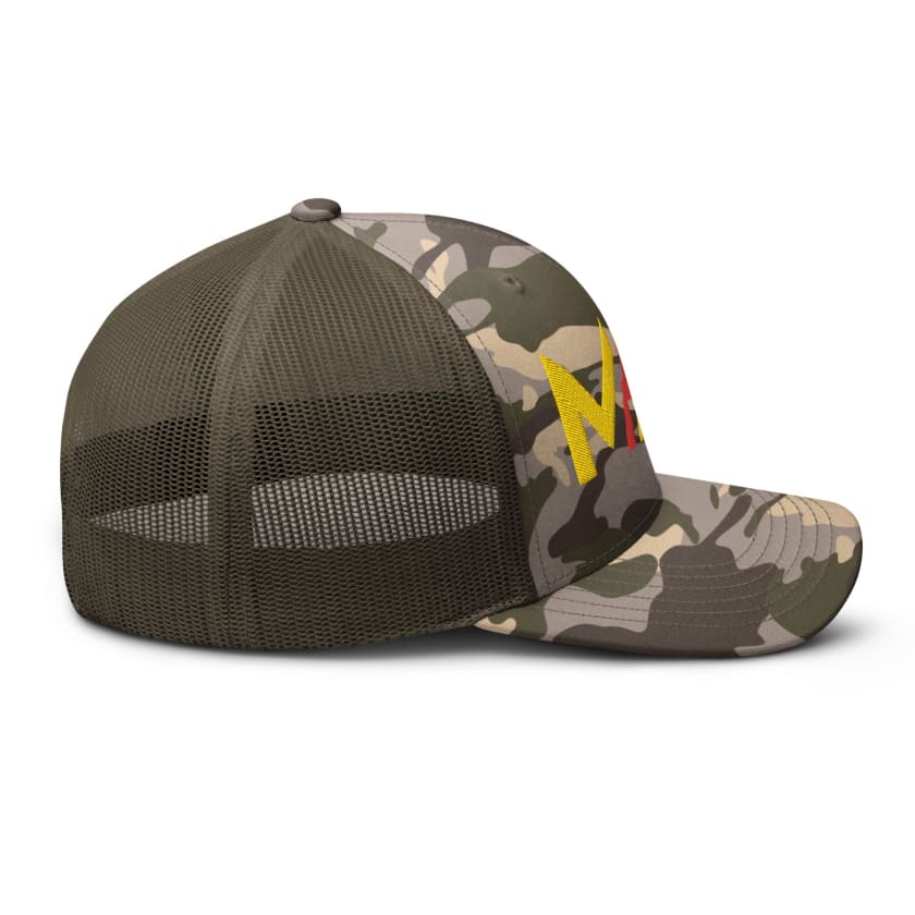 Casquette MAR Trucker camouflage logo brodé