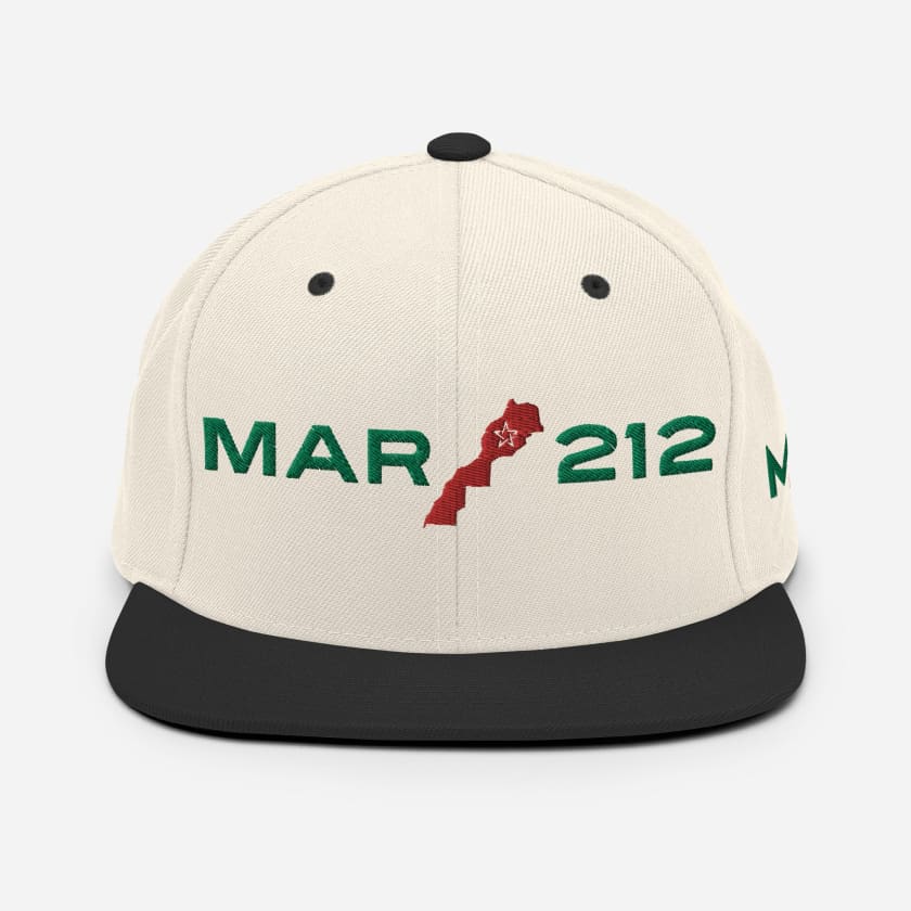 Casquette MAR212 carte Maroc complète brodé