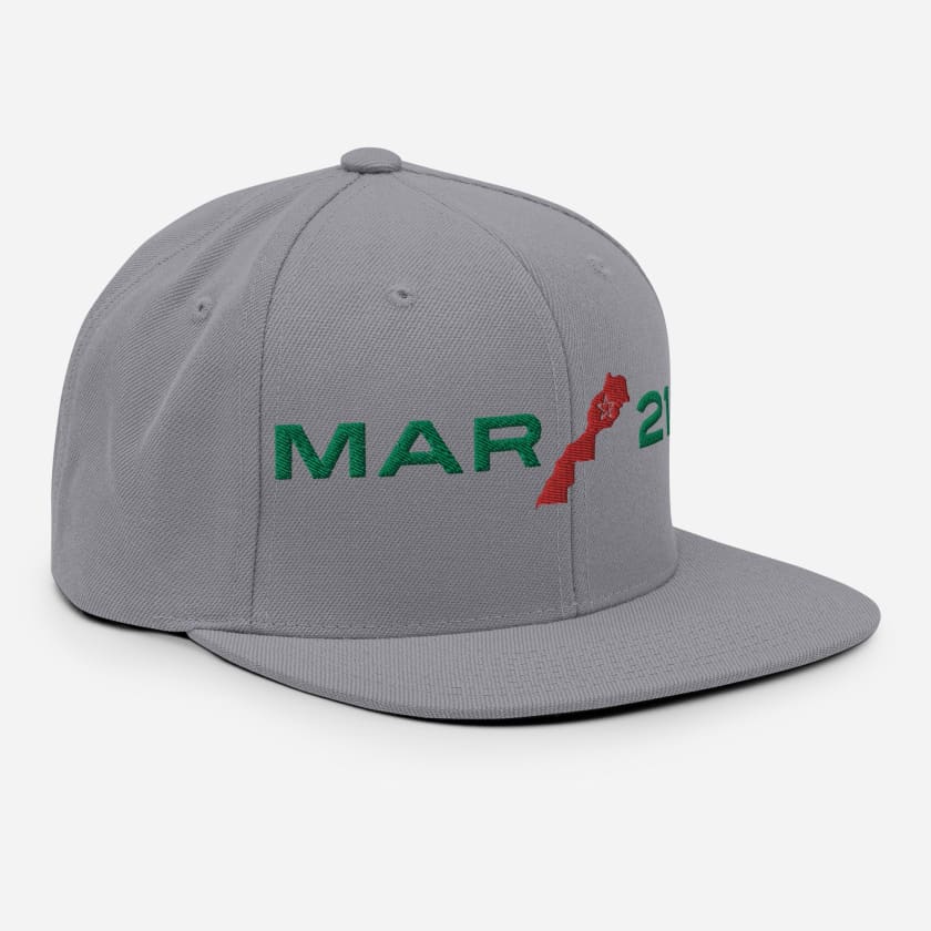 Casquette MAR212 carte Maroc complète brodé