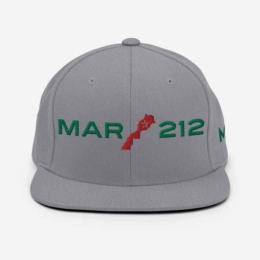 Casquette MAR212 carte Maroc complète brodé