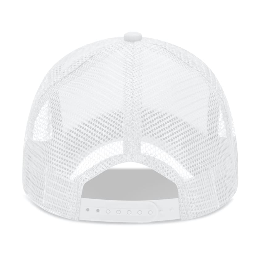 Casquette MAROC de baseball blanche en maille quadrillée MAR