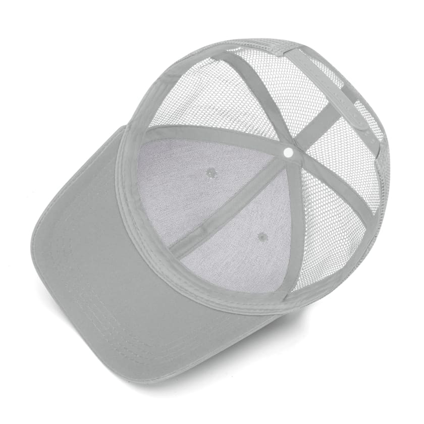 Casquette MAROC de baseball blanche en maille quadrillée MAR