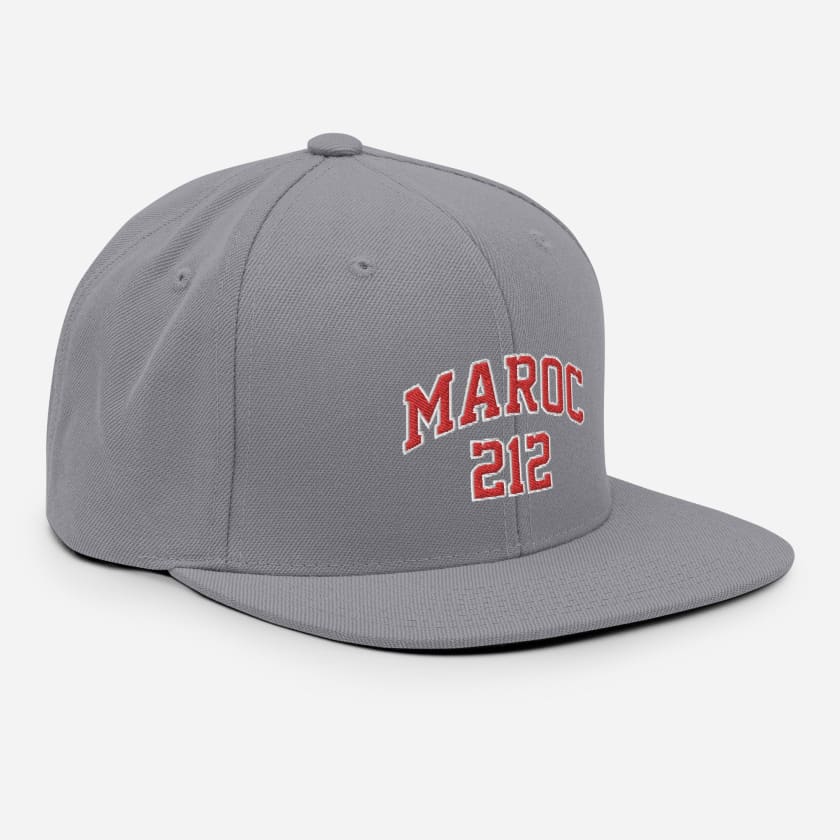 Casquette MAROC212 Snapback Brodé
