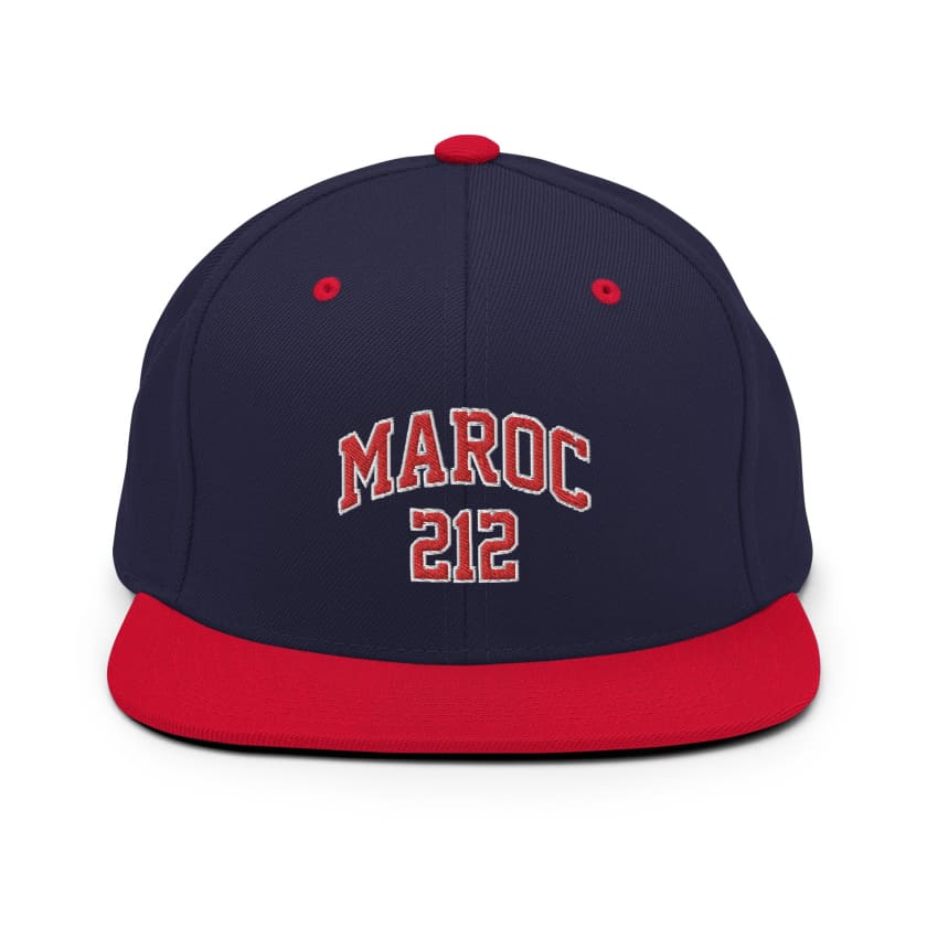 Casquette MAROC212 Snapback Brodé