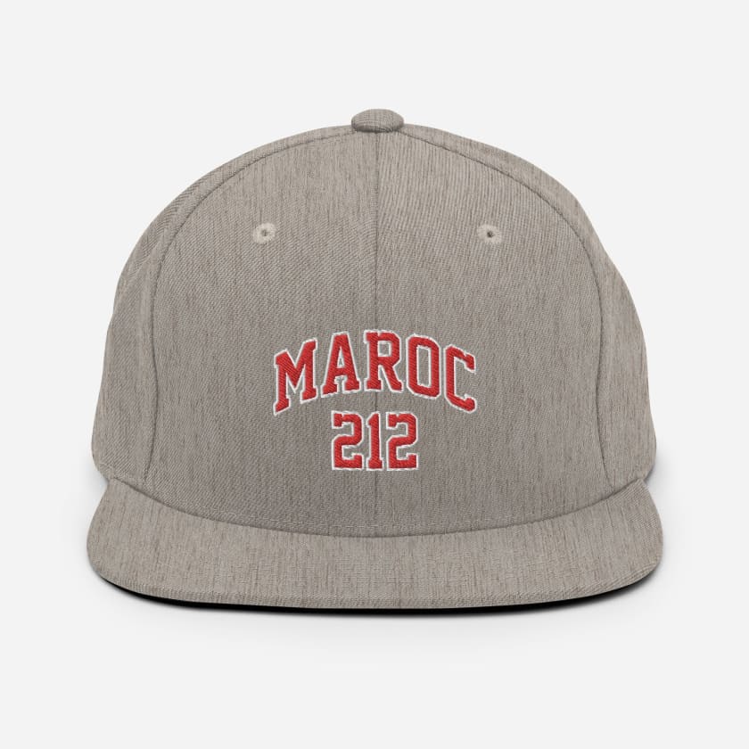 Casquette MAROC212 Snapback Brodé