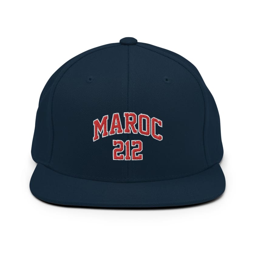 Casquette MAROC212 Snapback Brodé
