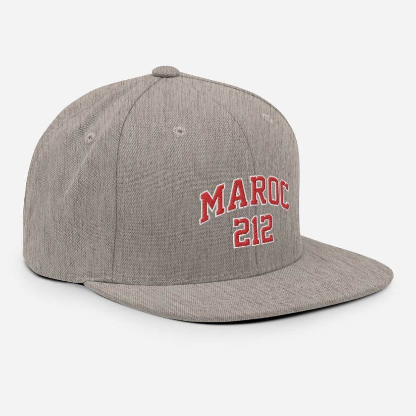 Casquette MAROC212 Snapback Brodé