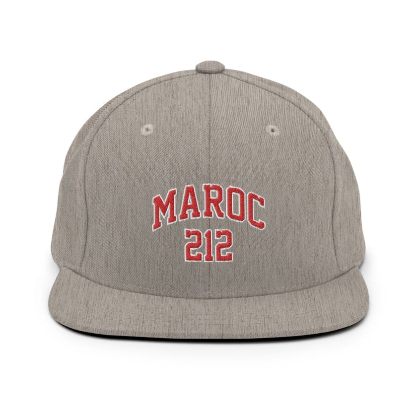 Casquette MAROC212 Snapback Brodé