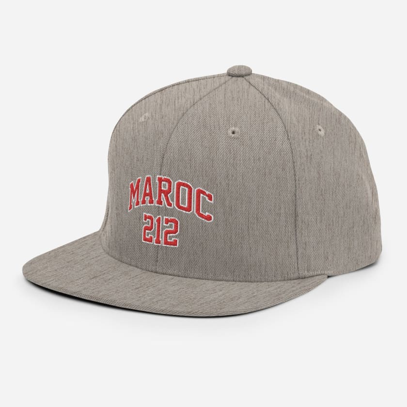 Casquette MAROC212 Snapback Brodé