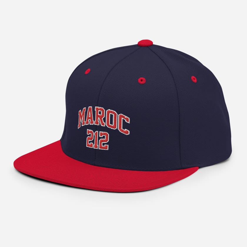 Casquette MAROC212 Snapback Brodé