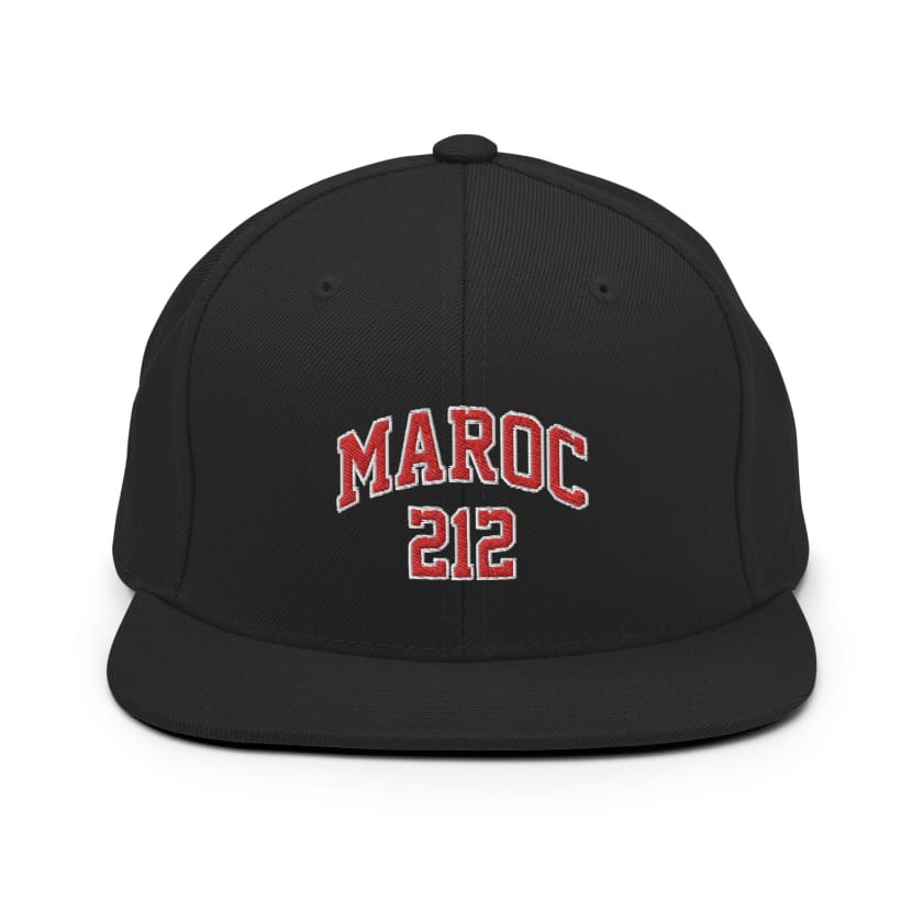Casquette MAROC212 Snapback Brodé