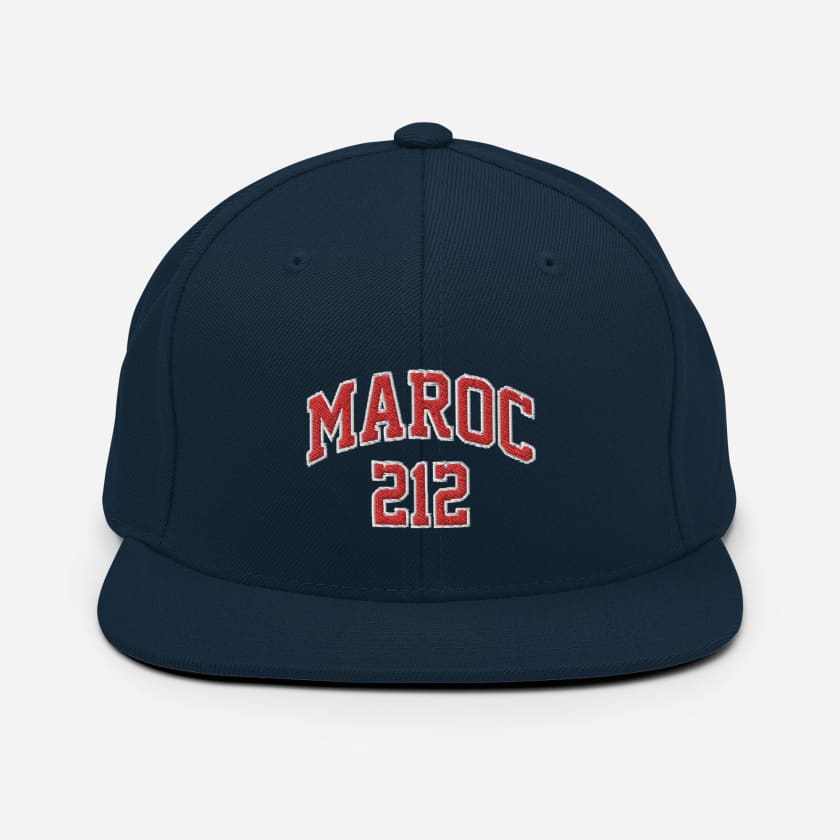 Casquette MAROC212 Snapback Brodé