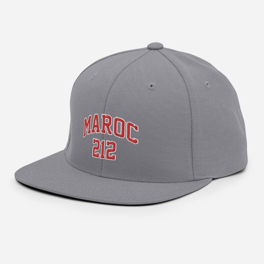 Casquette MAROC212 Snapback Brodé