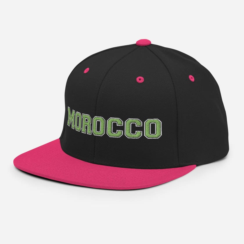 Casquette MOROCCO Brodé Snapback