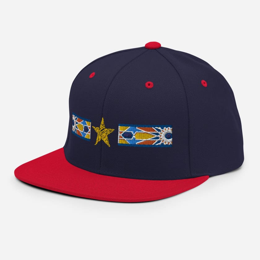 Casquette Motif Zellige étoile du Maroc stylisé brodé
