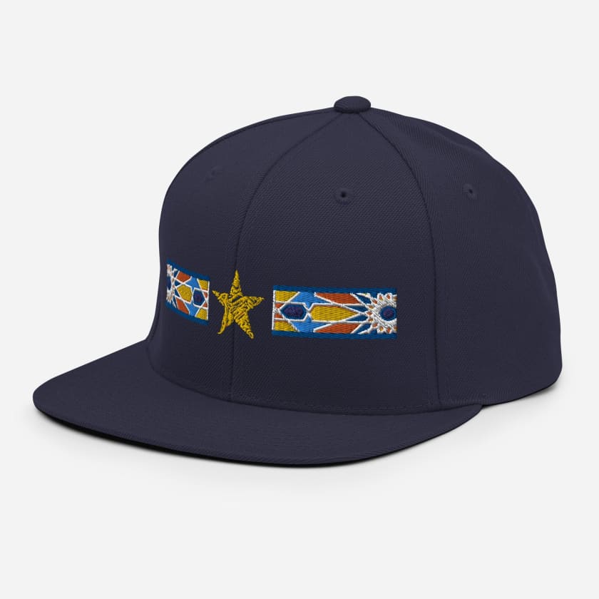 Casquette Motif Zellige étoile du Maroc stylisé brodé