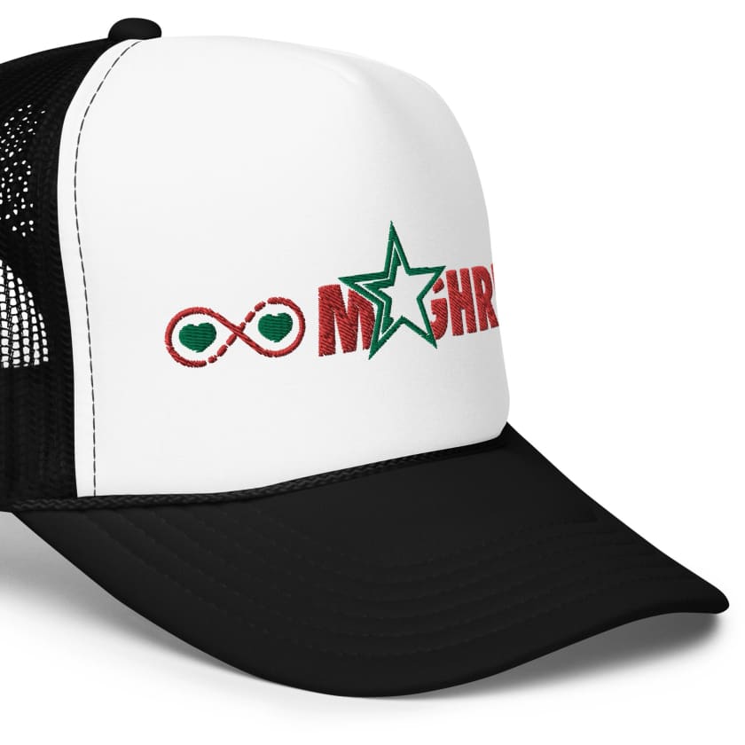 Casquette trucker Amour Maroc Infini en mousse brodé