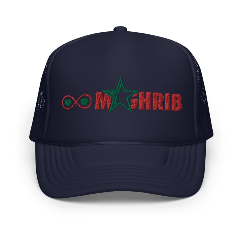 Casquette trucker Amour Maroc Infini en mousse brodé