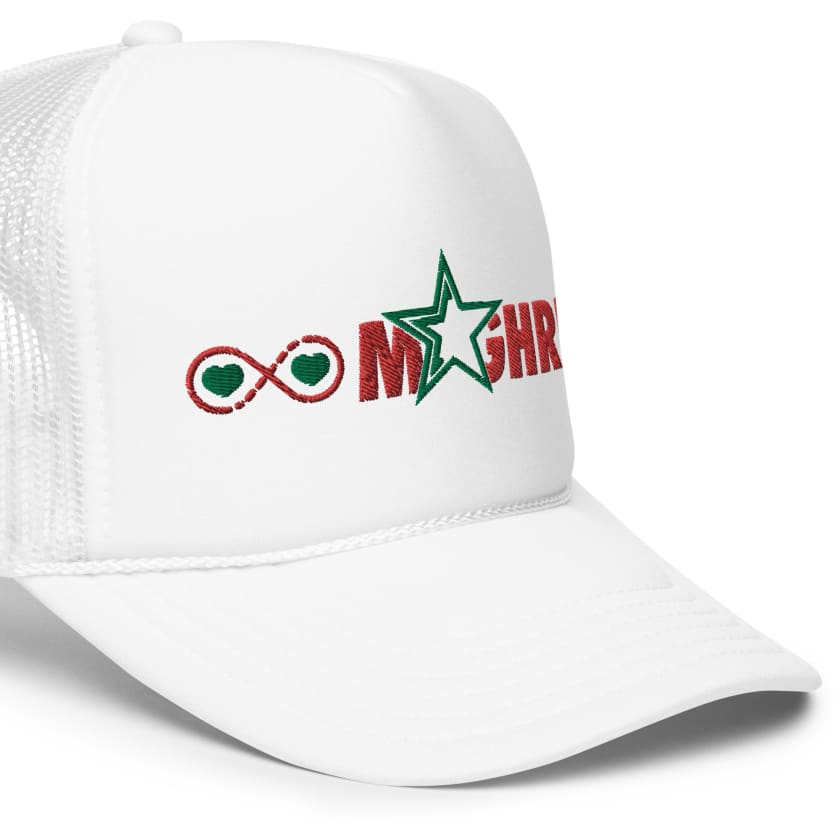 Casquette trucker Amour Maroc Infini en mousse brodé