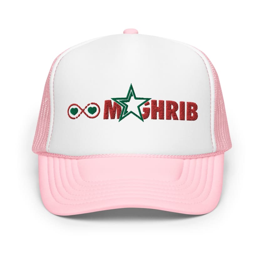 Casquette trucker Amour Maroc Infini en mousse brodé