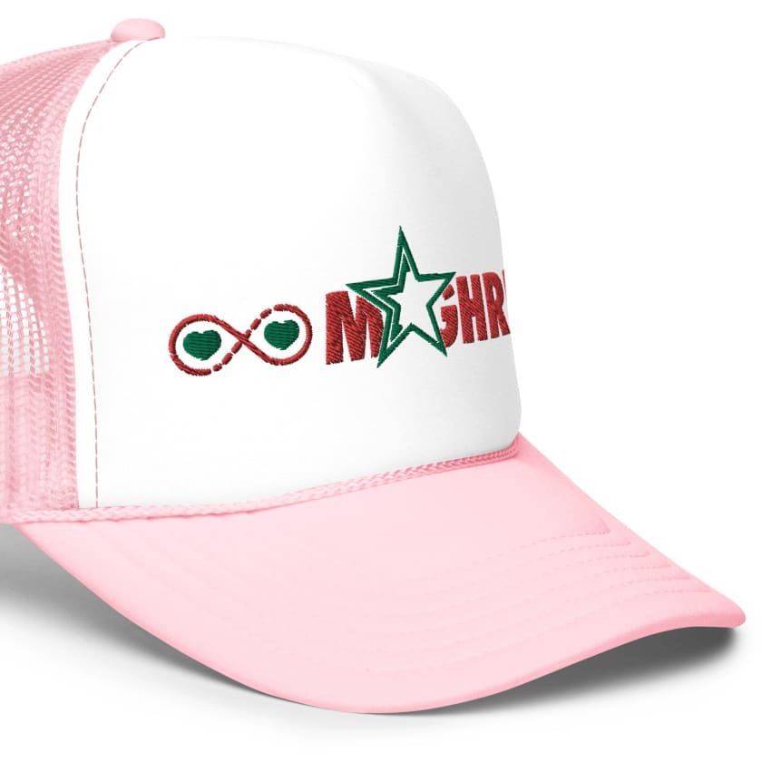 Casquette trucker Amour Maroc Infini en mousse brodé