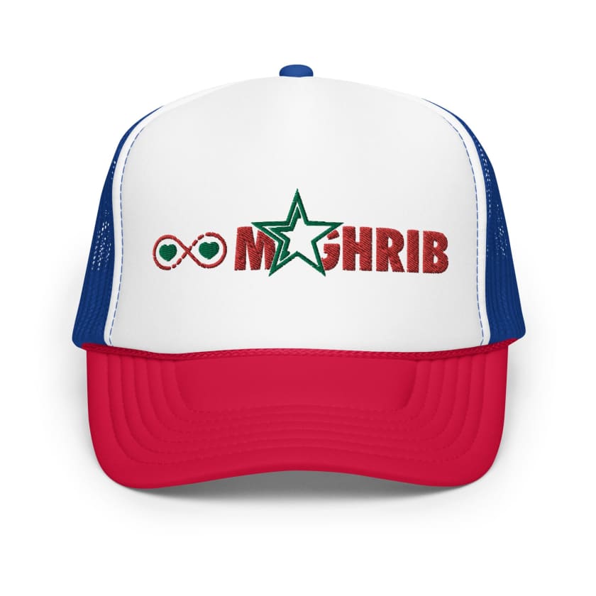 Casquette trucker Amour Maroc Infini en mousse brodé