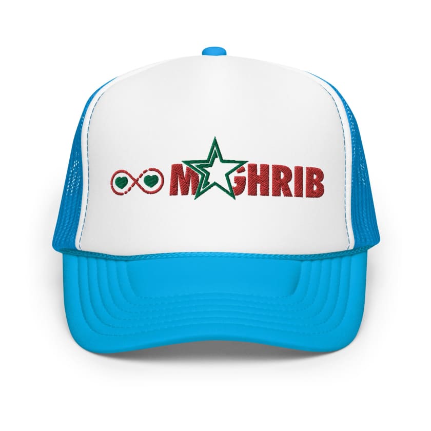 Casquette trucker Amour Maroc Infini en mousse brodé