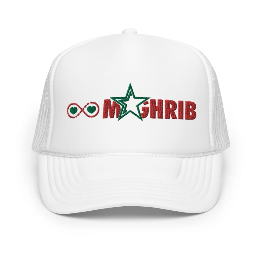 Casquette trucker Amour Maroc Infini en mousse brodé