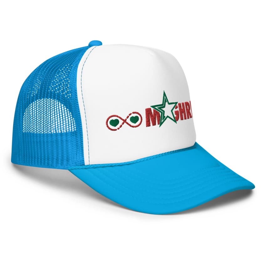 Casquette trucker Amour Maroc Infini en mousse brodé