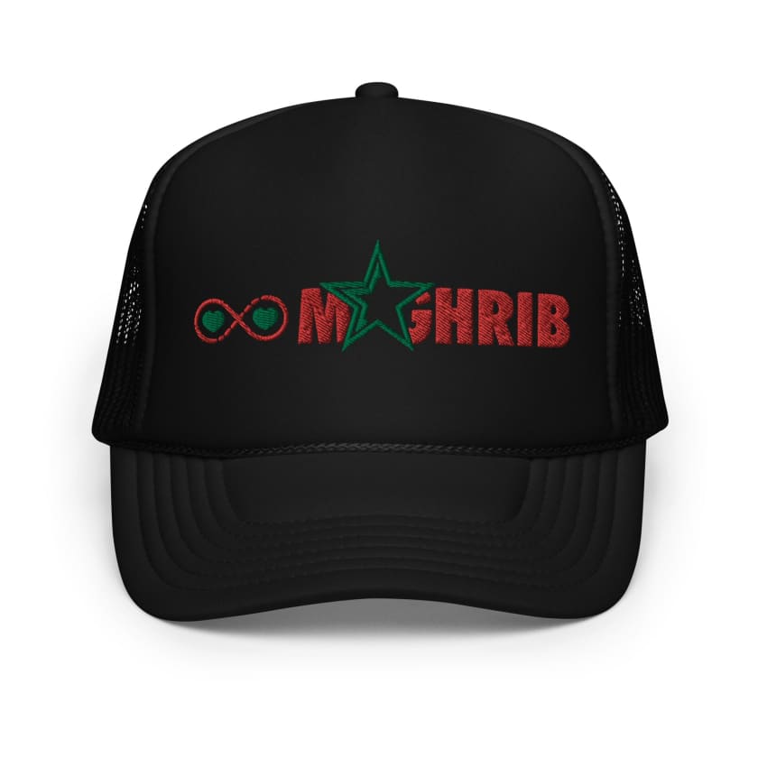 Casquette trucker Amour Maroc Infini en mousse brodé