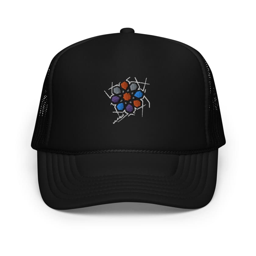 Casquette trucker Arabesque brodé en mousse