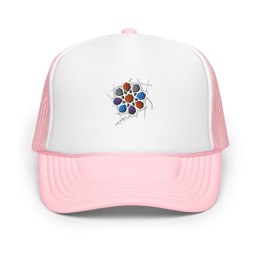 Casquette trucker Arabesque brodé en mousse