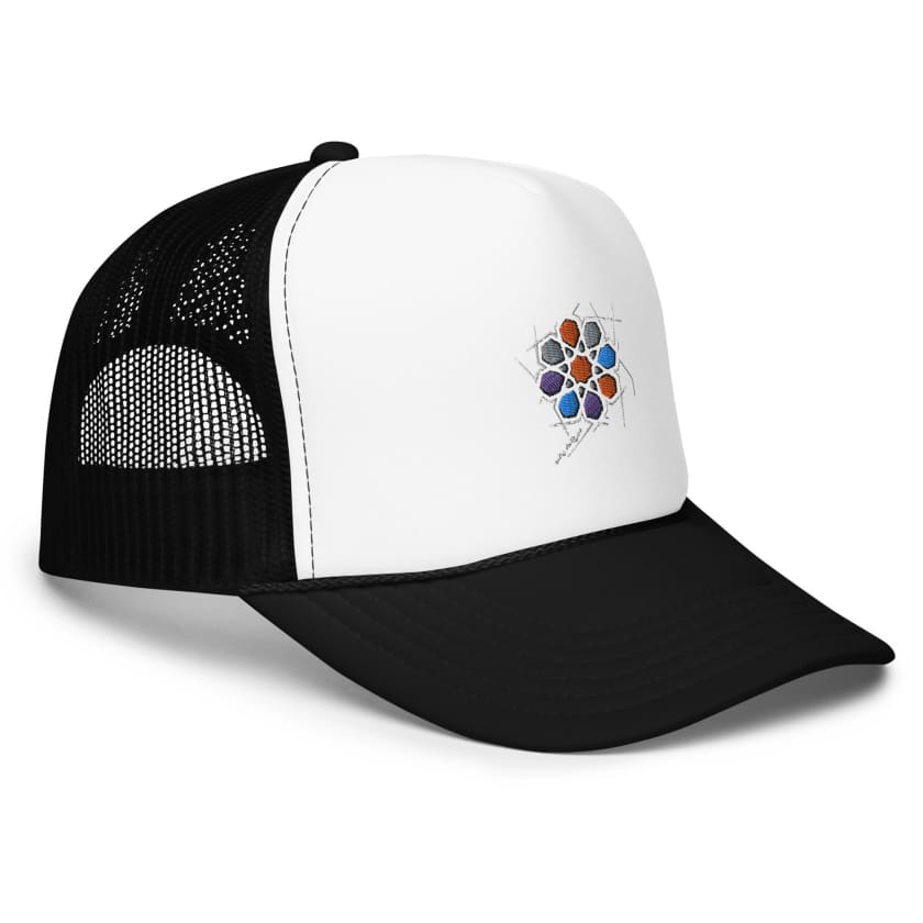Casquette trucker Arabesque brodé en mousse