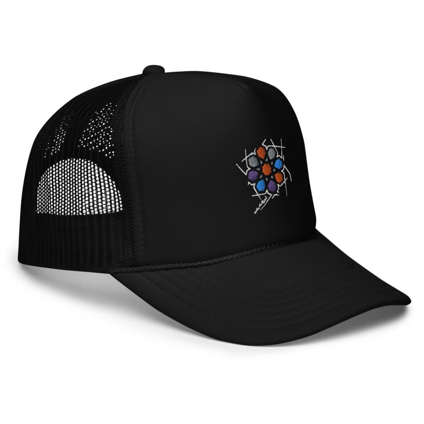 Casquette trucker Arabesque brodé en mousse