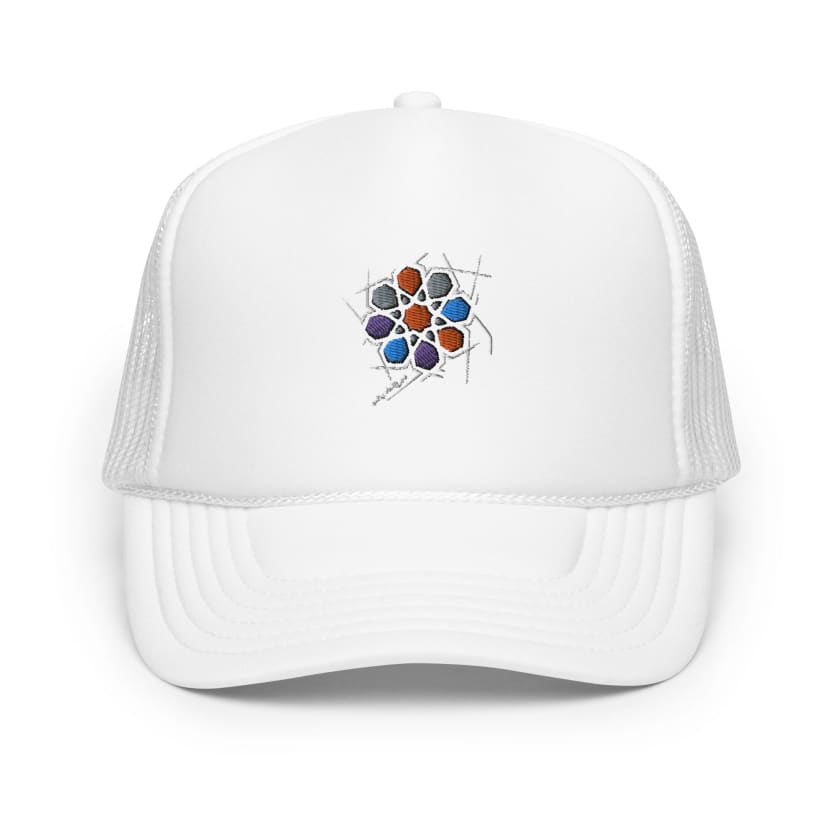Casquette trucker Arabesque brodé en mousse