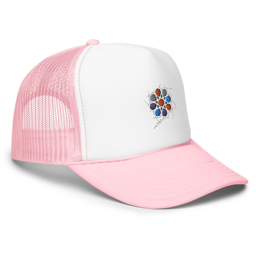 Casquette trucker Arabesque brodé en mousse