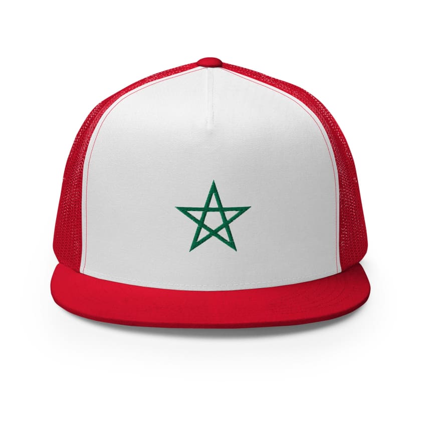 Casquette Trucker Rouge Maroc