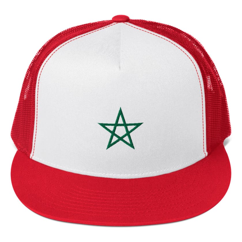 Casquette Trucker Rouge Maroc