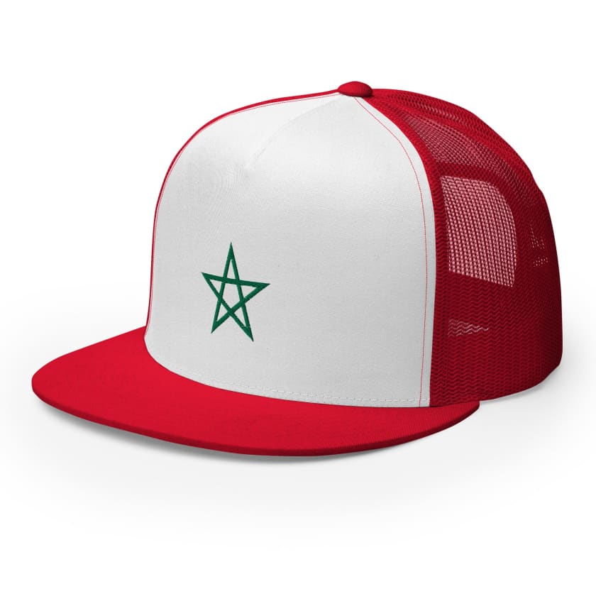 Casquette Trucker Rouge Maroc
