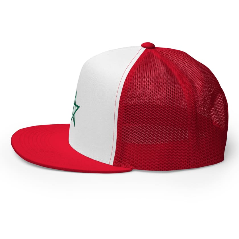 Casquette Trucker Rouge Maroc