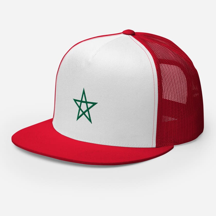 Casquette Trucker Rouge Maroc