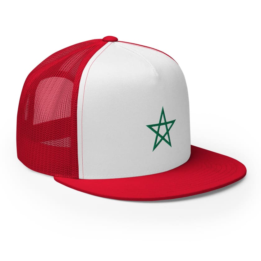 Casquette Trucker Rouge Maroc