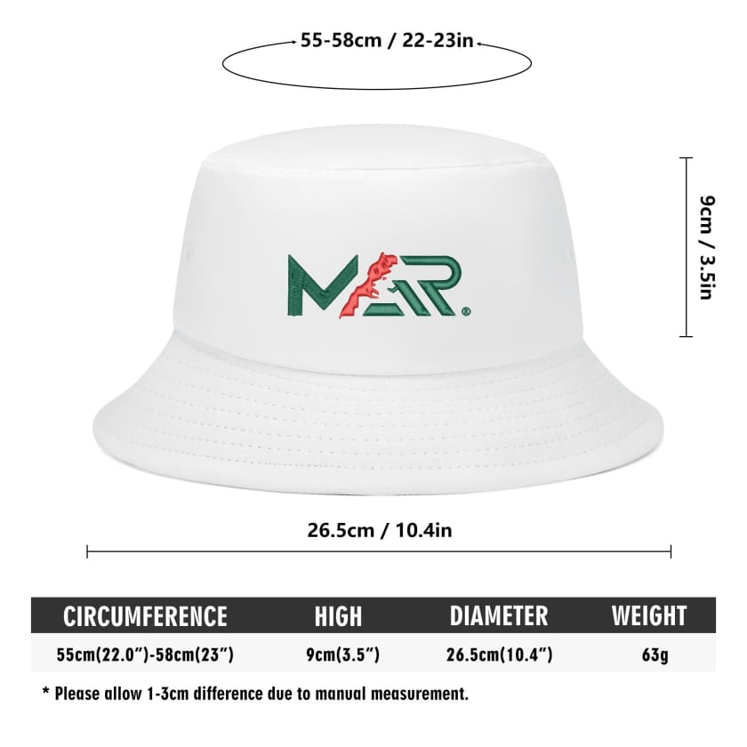 Chapeaux Bucket brodés MAR