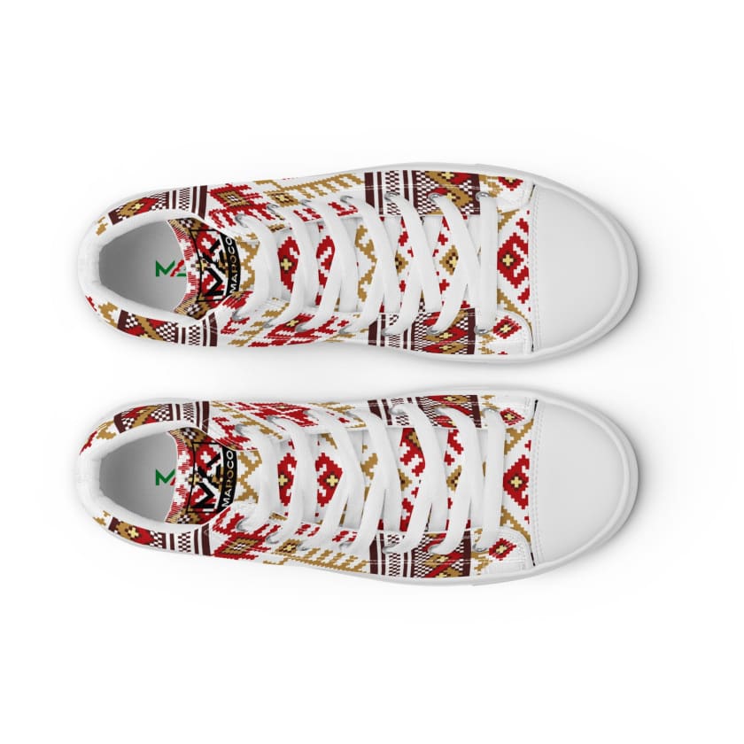 Chaussures en toile haut de gamme pour femmes Motif berbère